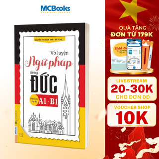 Sách - Vở luyện ngữ pháp tiếng Đức dành cho cấp độ A1 - B1