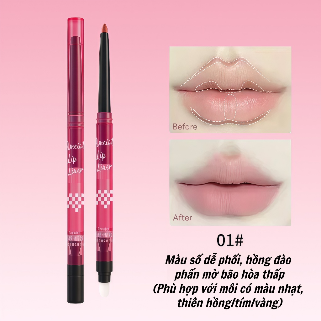 🌟Makeup Dễ Dàng Với Ameiot 4in1! Kẻ Môi, Vẽ Mắt, Tạo Khối Mũi – Da Đẹp Mềm Mịn💖