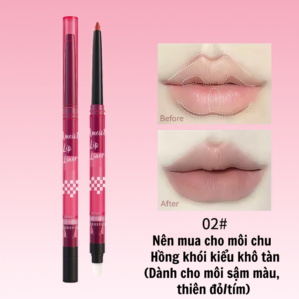 🌟Makeup Dễ Dàng Với Ameiot 4in1! Kẻ Môi, Vẽ Mắt, Tạo Khối Mũi – Da Đẹp Mềm Mịn💖