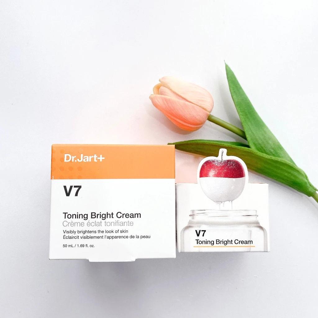 Kem Dưỡng Trắng Da V7 Toning Bright Cream Dr.Jart+ Giúp Da Trắng Sáng Đều Màu - Ever Queen