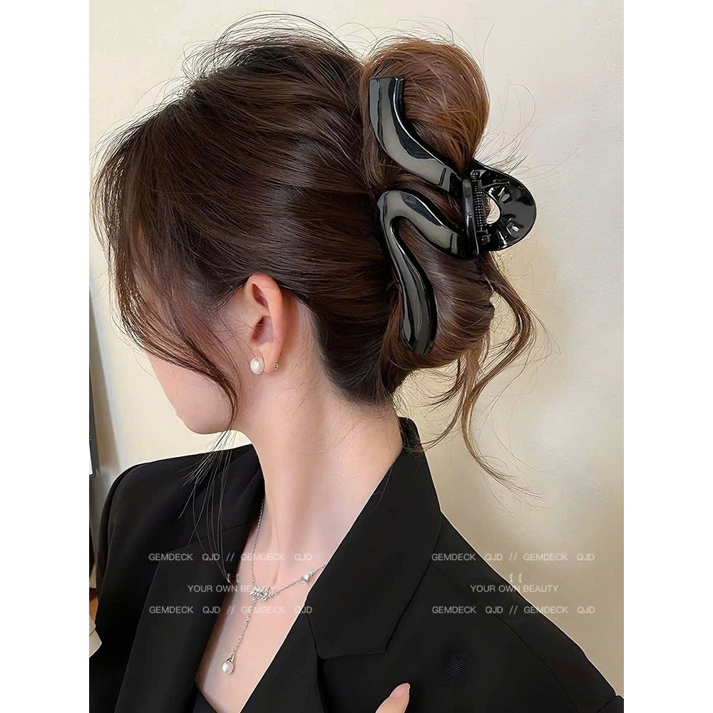 Kẹp tóc càng cua Hàn Quốc, phong cách trẻ trung, thanh lịch, cá tính