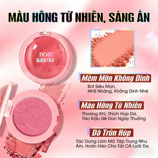 BOB New Blush Full Effect Matt Kết thúc màu bền bỉ Hiệu ứng trang điểm mượt mà 10 giờ trang điểm 5g