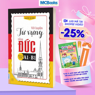 Sách - Vở luyện từ vựng tiếng Đức dành cho cấp độ A1 - B1