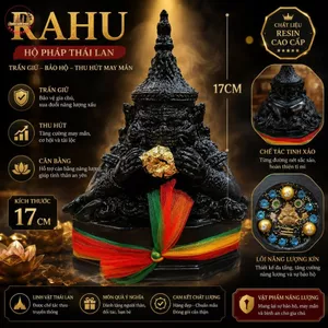 Tượng Rahu Mini 9cm – Decor Bàn Làm Việc, Kệ Sách Sang Trọng