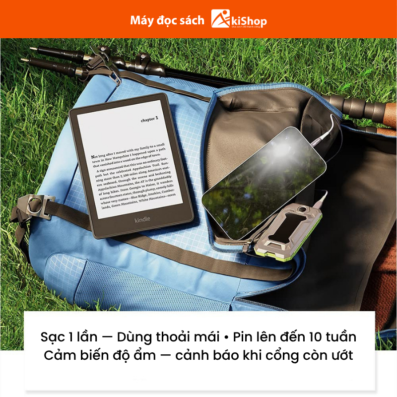 Máy đọc sách Kindle Paperwhite 5 16GB Màu đen chính hãng Akishop | BigBuy360 - bigbuy360.vn