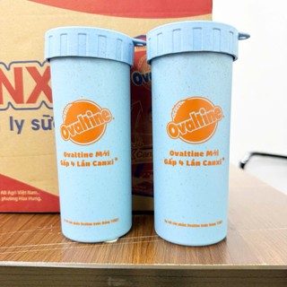 Thùng 48 hộp Sữa lúa mạch vị socola Ovaltine bổ sung canxi 180ml ( tặng 2 bình nước lúa mạch)