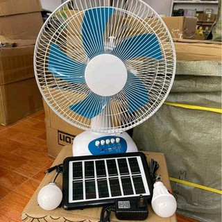 phẩm:Tên sản phẩm:Quạt mát tích điện 220W dùng bảng năng lượng mặt trời và điệnMô tả sản phẩm: