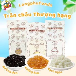 Trân Châu Thượng hạng LONG PHÚ có vị ngọt túi 1kg - Topping, Nguyên Liệu Chè, Trà Sữa