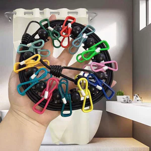 DÂY PHƠI CHỐNG DỒN CÓ KẸP INOX BỌC NHỰA, DÂY PHƠI NHỰA CUỘN 5M SIÊU TIỆN LỢI