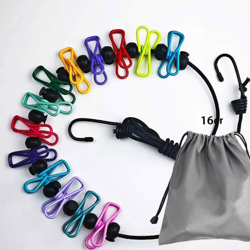 DÂY PHƠI CHỐNG DỒN CÓ KẸP INOX BỌC NHỰA, DÂY PHƠI NHỰA CUỘN 5M SIÊU TIỆN LỢI