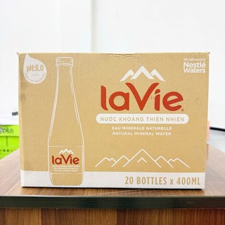 Thùng 20 Chai Nước khoáng thiên nhiên LaVie Premium 400ml