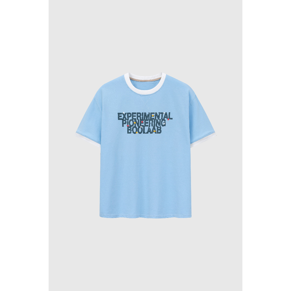 Áo Thun BOO Ringer Tee BooLaab Unisex in Họa Tiết Chất Liệu Thoáng Mát, Cao Cấp
