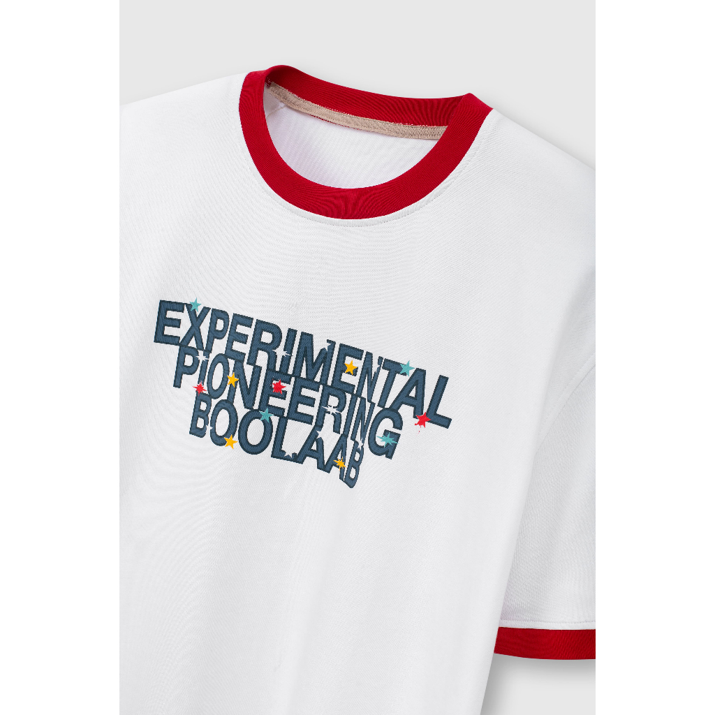 Áo Thun BOO Ringer Tee BooLaab Unisex in Họa Tiết Chất Liệu Thoáng Mát, Cao Cấp