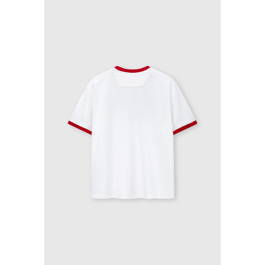 Áo Thun BOO Ringer Tee BooLaab Unisex in Họa Tiết Chất Liệu Thoáng Mát, Cao Cấp