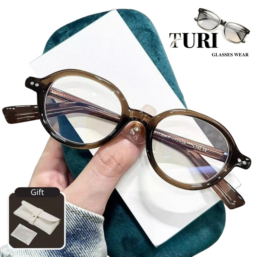 Kính giả cận 0 độ thời trang phong cách nhiều màu sắc nam nữ hot trend YD 11324