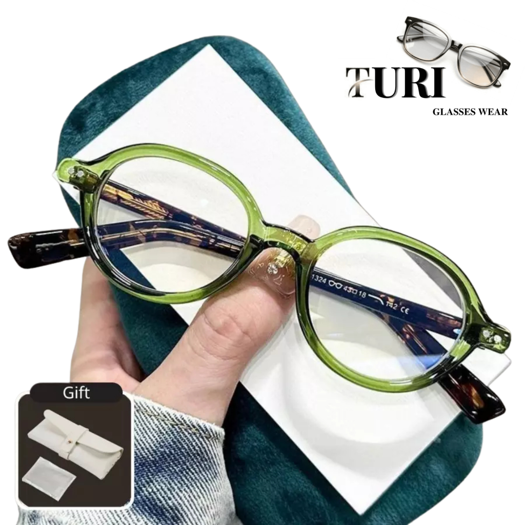 Kính giả cận 0 độ thời trang phong cách nhiều màu sắc nam nữ hot trend YD 11324