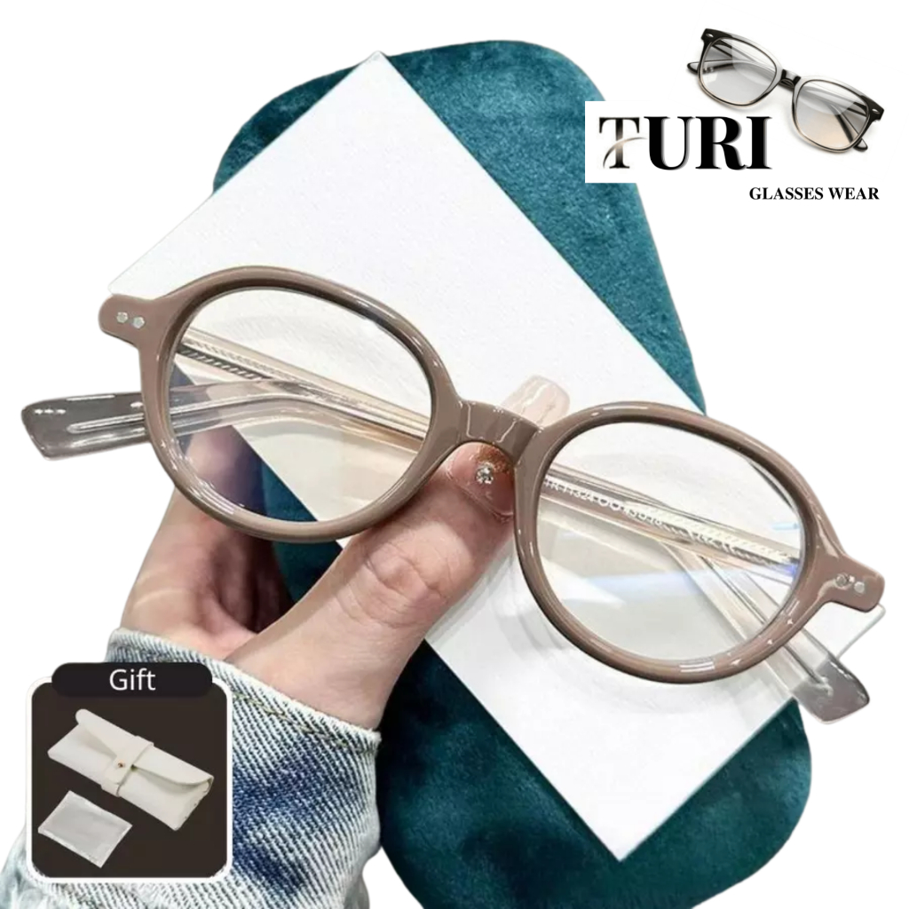 Kính giả cận 0 độ thời trang phong cách nhiều màu sắc nam nữ hot trend YD 11324