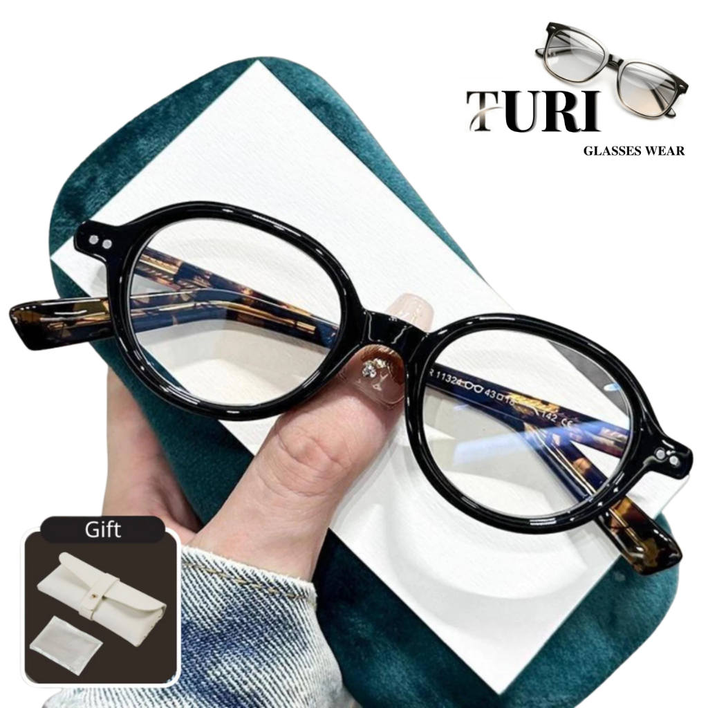 Kính giả cận 0 độ thời trang phong cách nhiều màu sắc nam nữ hot trend YD 11324