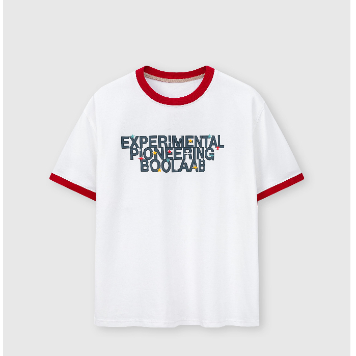 Áo Thun BOO Ringer Tee BooLaab Unisex in Họa Tiết Chất Liệu Thoáng Mát, Cao Cấp