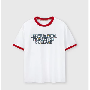 Áo Thun BOO Ringer Tee BooLaab Unisex in Họa Tiết Chất Liệu Thoáng Mát, Cao Cấp