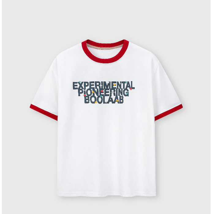 Áo Thun BOO Ringer Tee BooLaab Unisex in Họa Tiết Chất Liệu Thoáng Mát, Cao Cấp — ảnh 1