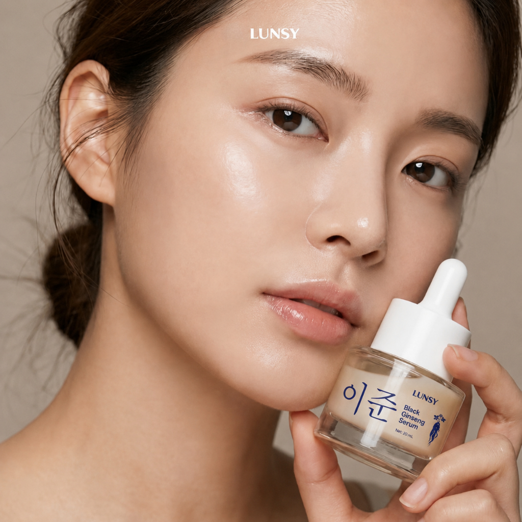 💎Bí Quyết Da Trắng Mịn! Serum Nhân Sâm Đen 30ml – Trắng Da, Mờ Thâm Sạm, Chậm Lão Hóa – Hàng Chính Hãng✨