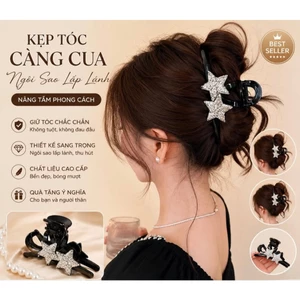 Kẹp tóc càng cua ngôi sao, phong cách Hàn Quốc