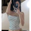 Áo Quây Ngang Kẻ Sọc Basic Sexy Áo Ống Nữ Co Giãn Ôm Dáng AOT041
