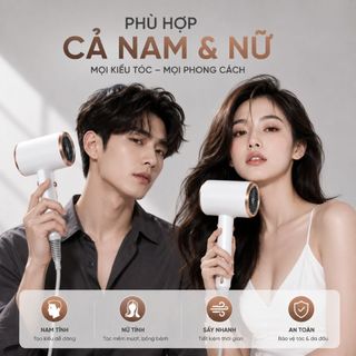 Máy Sấy Tóc Nóng Lạnh Có ino Kachi MK404 – Nhỏ gọn, thời trang, sấy tóc nhanh chóng
