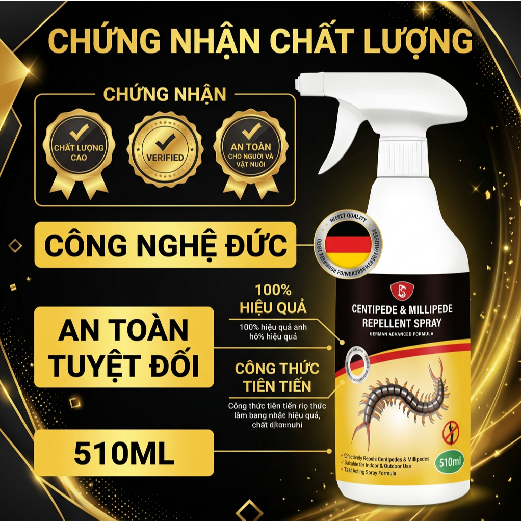 🔥Xịt đuổi rết 510ml🔥 Hỗ trợ xua rết trong nhà, phòng ngủ, dễ sử dụng, phù hợp gia đình