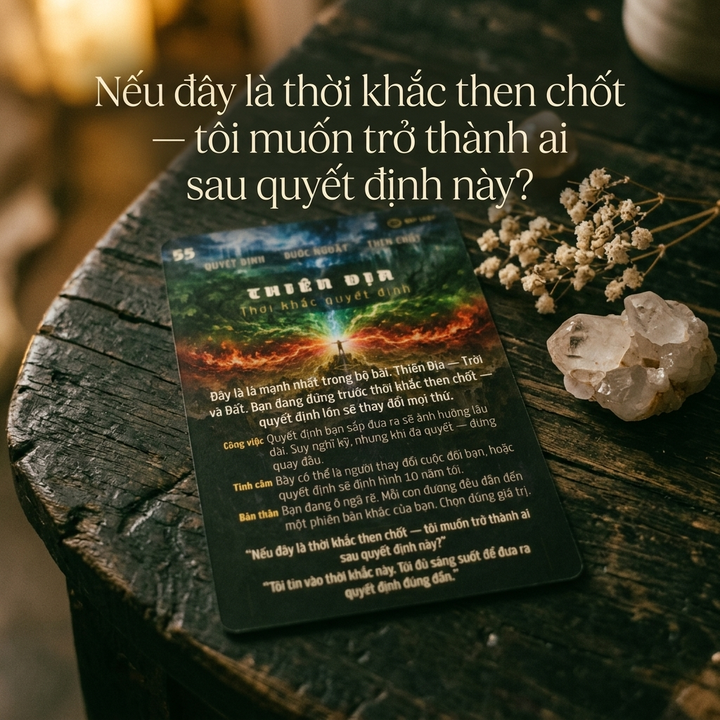 Bộ bài Ngũ Hành Thiên Hành Ký 55 lá bài - kèm hướng dẫn sử dụng và luận giải ý nghĩa chi tiết