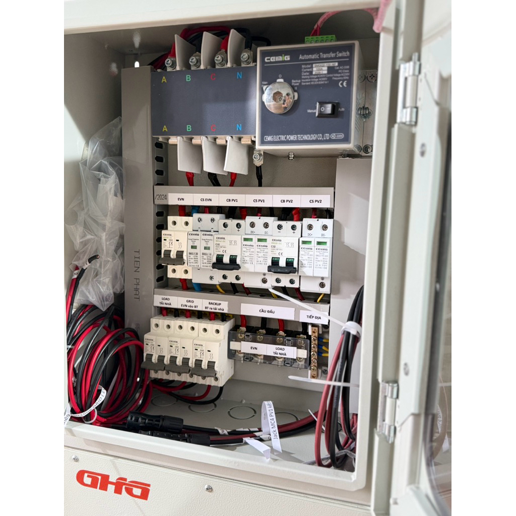 Tủ điện năng lượng mặt trời GHG 6KW-12KW