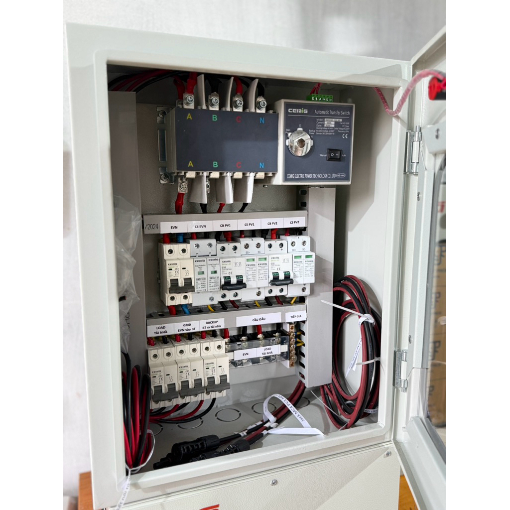 Tủ điện năng lượng mặt trời GHG 6KW-12KW