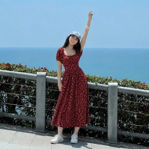 Đầm maxi BluPepper* vintage bigsize -dư xịn