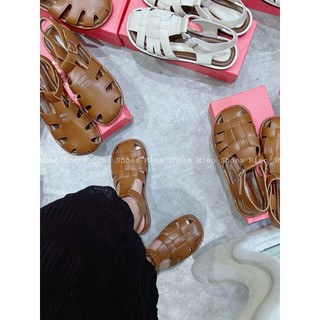 Sandal Rọ Đan Hàng Nhập QC Fullbox / Mieo Shoes S445 S446