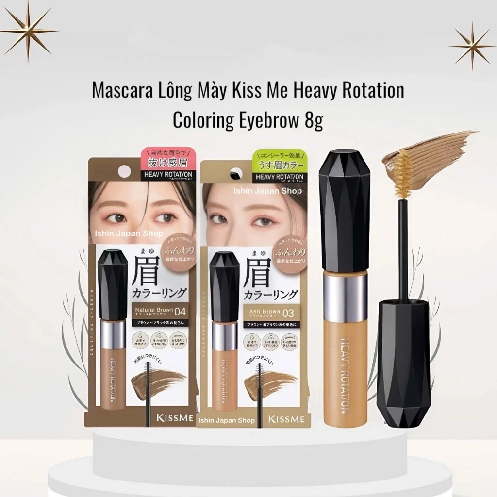 KISS ME Cọ Kẻ Mày – Đầu Cọ Siêu Mảnh Chính Xác, Dễ Tạo Form, Makeup Tự Nhiên Chuẩn Nhật Hằng Ngày