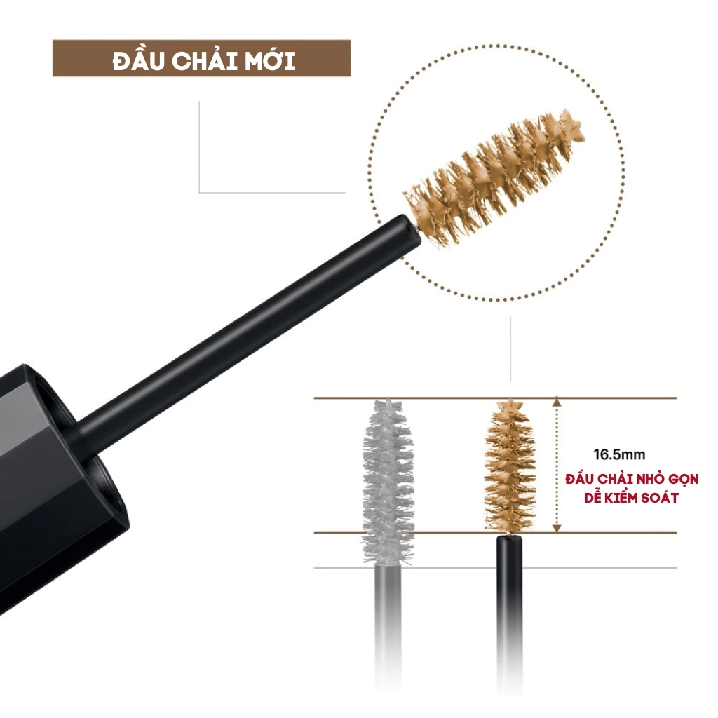 KISS ME Cọ Kẻ Mày – Đầu Cọ Siêu Mảnh Chính Xác, Dễ Tạo Form, Makeup Tự Nhiên Chuẩn Nhật Hằng Ngày