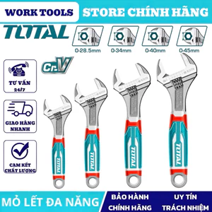 Mỏ lết đa năng TOTAL THT101066, THT101086, THT101106, THT101126, THT101063, THT101083, THT1010103, THTK1013 DNTT