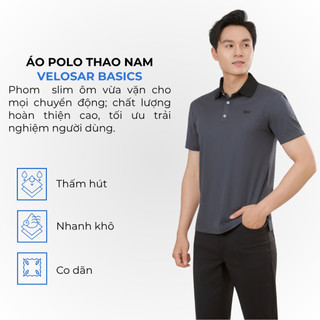 Áo Polo Thể Thao Nam VELOSAR LPS-60002 – Thoáng Khí, Nhanh Khô, Co Giãn