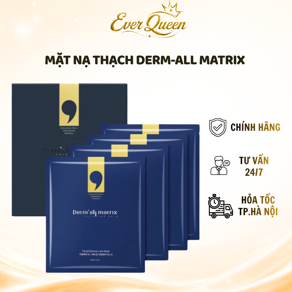 Mặt Nạ Thạch Derm-All Matrix  Facial Dermal Care Mask - Ever Queen