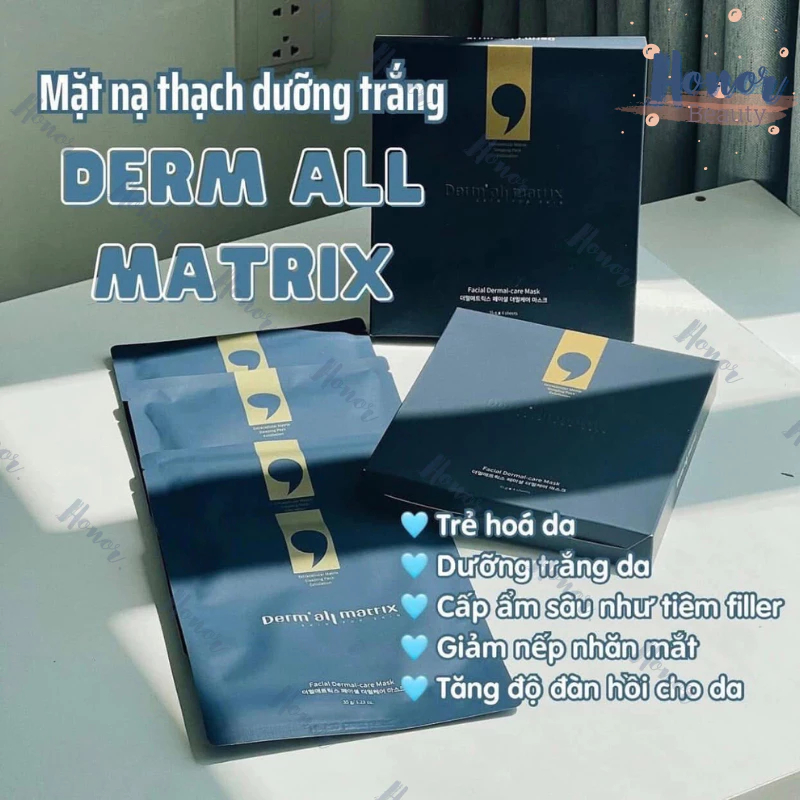 Mặt Nạ Thạch Derm-All Matrix  Facial Dermal Care Mask - Ever Queen