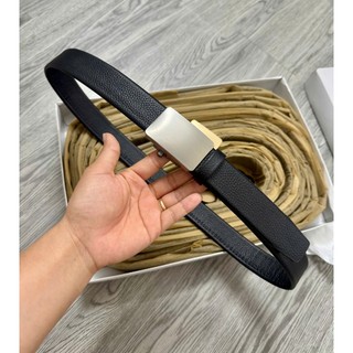 Thắt lưng nam khoá tự động dây da bò bản 3.5cm siêu đẹp