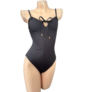 Bikini 1 mảnh, bộ đồ bơi liền thân kín đáo, màu đen quyến rũ, sẵn đệm ngực hàng xuất dư hãng TIME and TRU