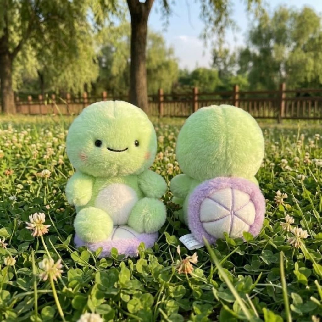 Gấu Bông Rùa Bé Đeo Balo Trái Cây Dễ Thương, Thú Nhồi Bông Rùa Hoa Quả Mini Quà Tặng Đáng Yêu Cho Bé