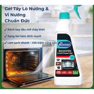 (Châu Âu) Vệ sinh lò vi sóng, lò nướng, nồi chiên không dầu Dr.Beckman 375ml