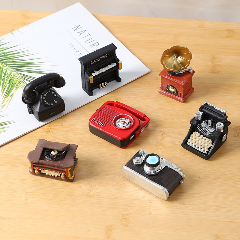 Bộ tượng các mẫu mô hình mini decor bàn học