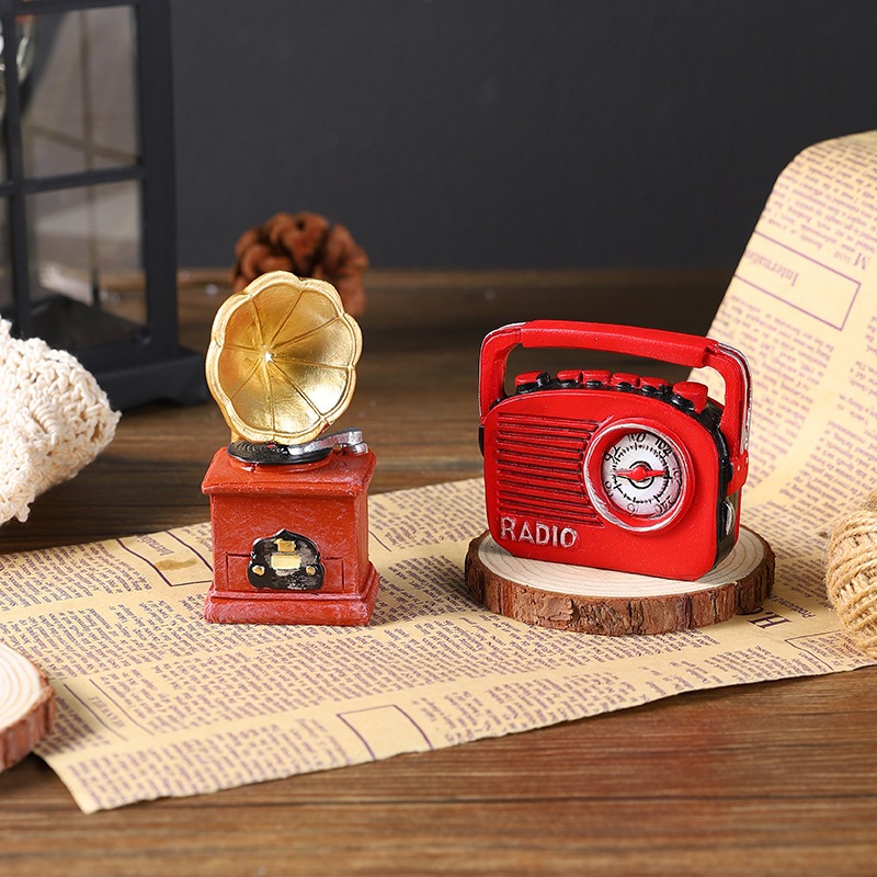 Bộ tượng các mẫu mô hình mini decor bàn học