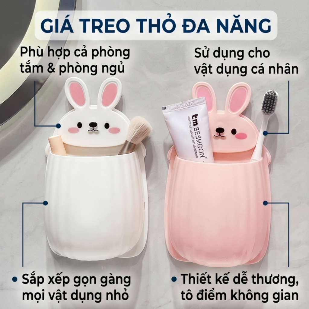 Giá Để Bàn Chải Đánh Răng Dán Tường, Cốc Để Bàn Chải Nhà Tắm Hình Quả Dứa Dễ Thương