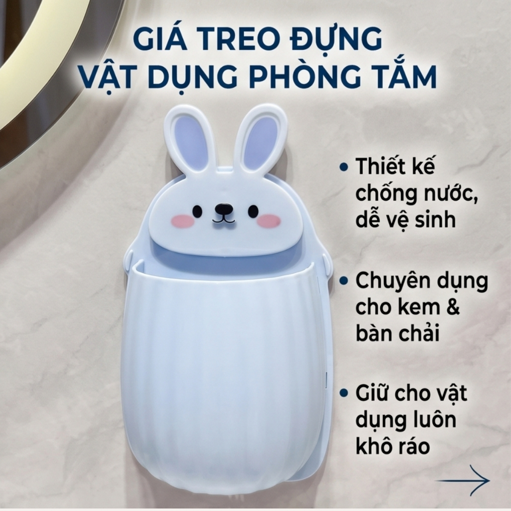 Giá Để Bàn Chải Đánh Răng Dán Tường, Cốc Để Bàn Chải Nhà Tắm Hình Quả Dứa Dễ Thương