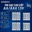 PIN SẠC TÁI SỬ DUNG - Pin sạc Mic hát karaoke AA 4600mAh - pin AAA 2600mAh lắp điều khiển remote
